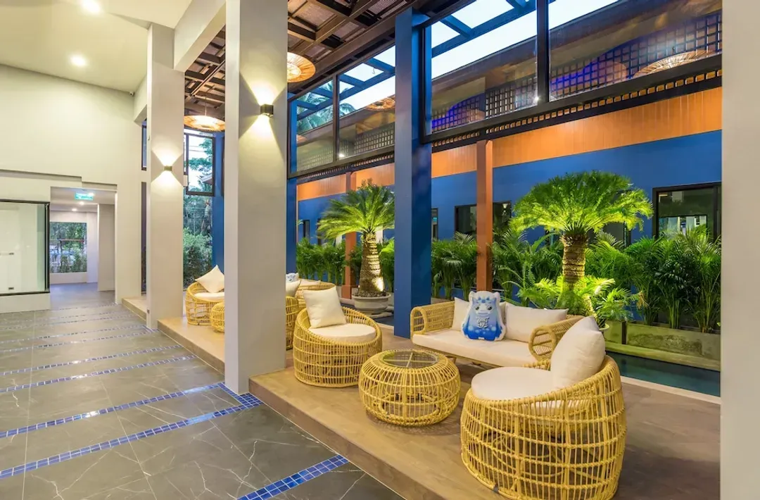 Lobby sitting area