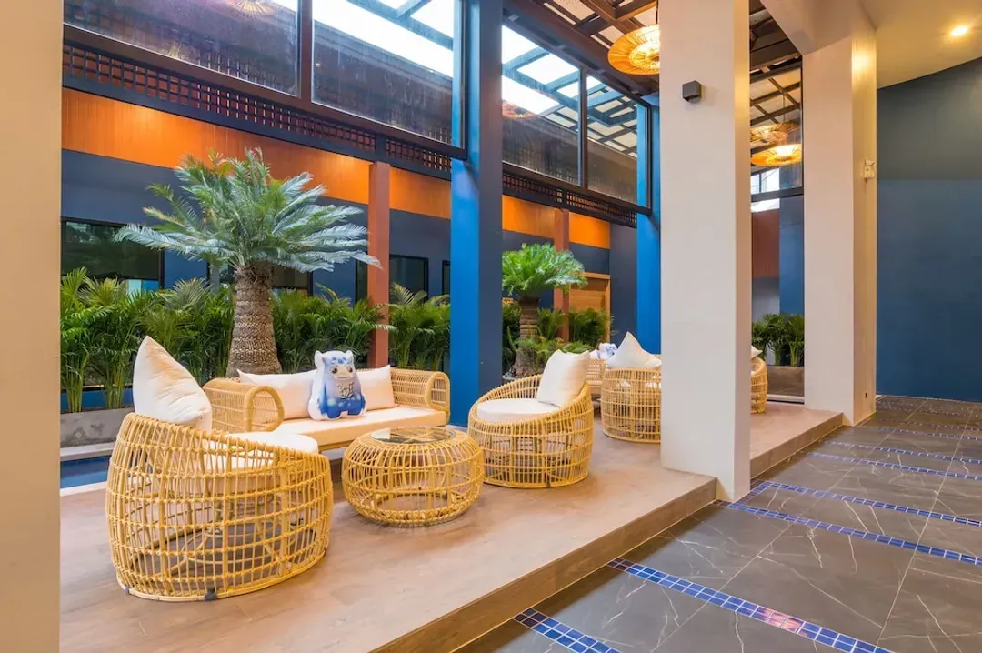 Lobby sitting area