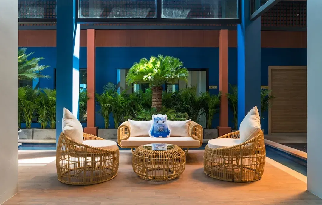Lobby sitting area