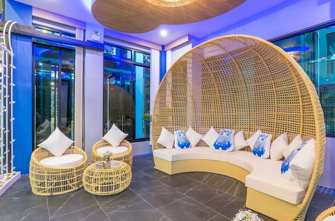 Lobby sitting area
