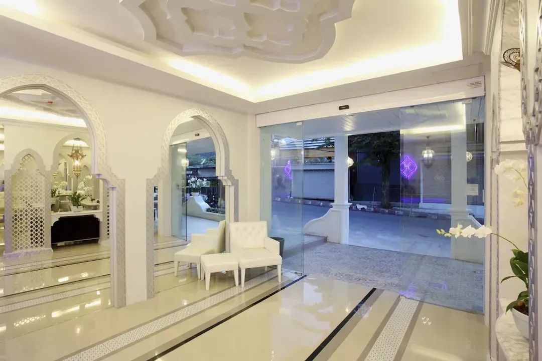 Interior entrance