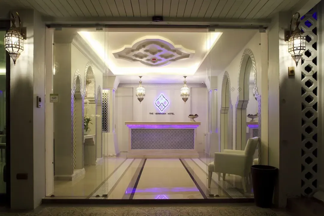 Interior entrance
