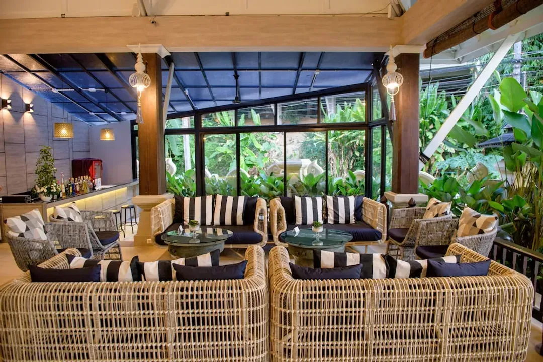 Lobby sitting area