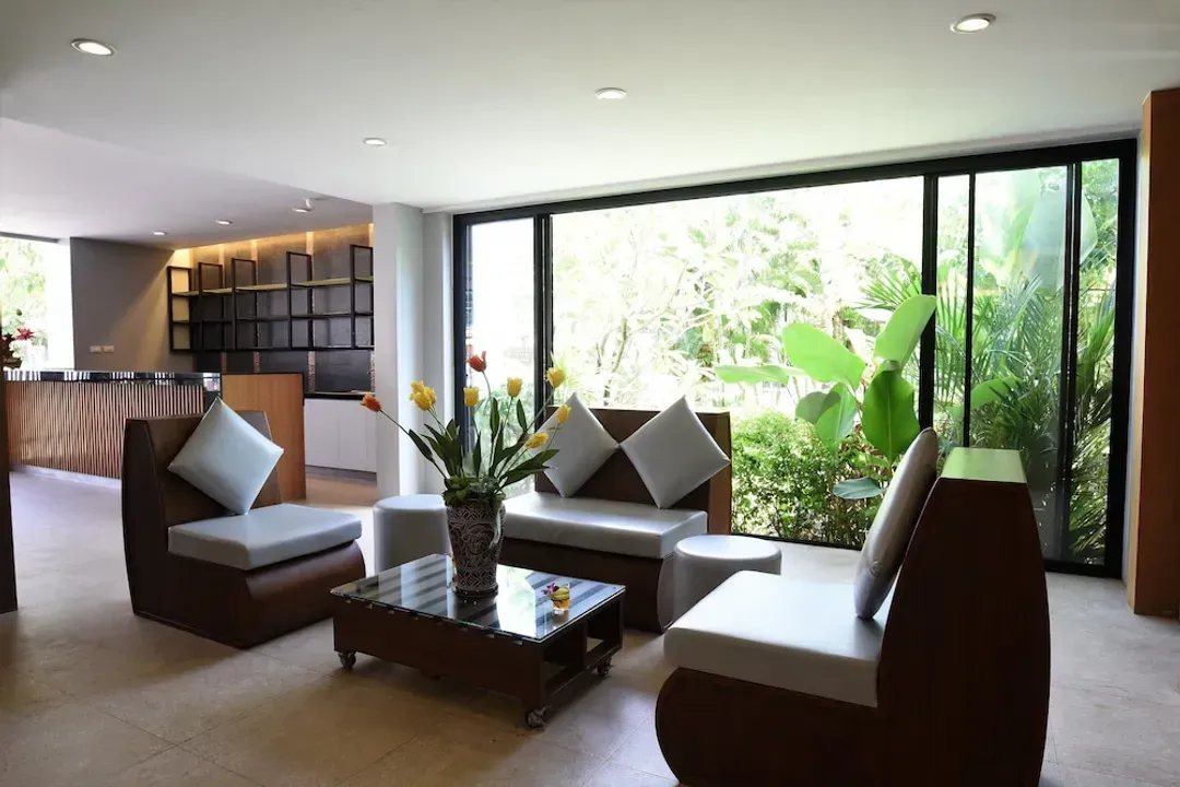 Lobby sitting area