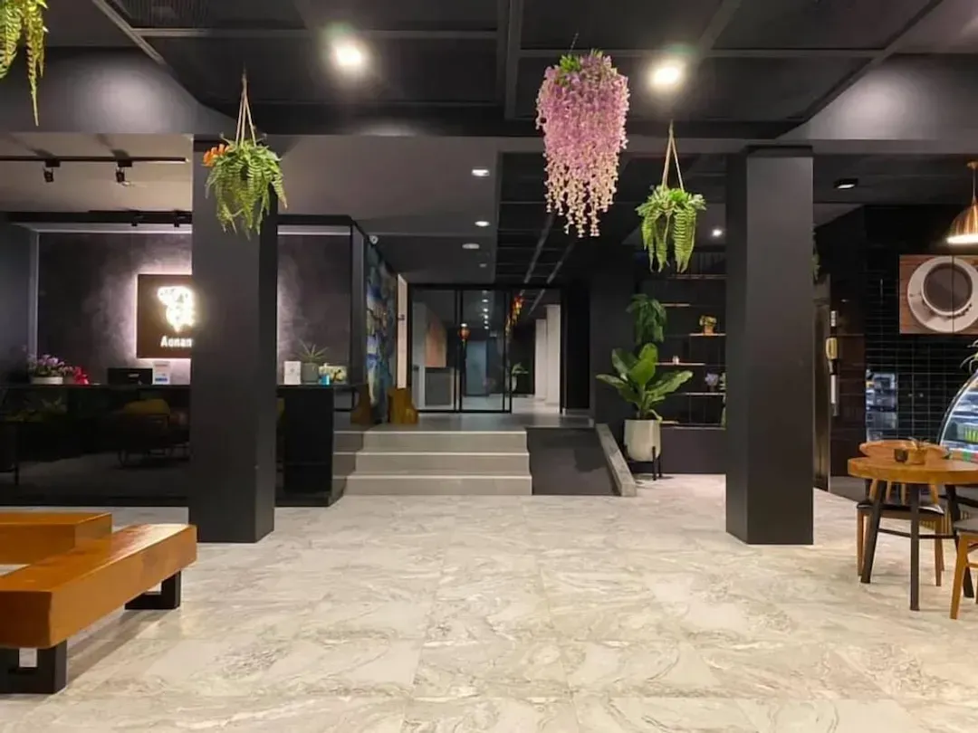 Interior entrance