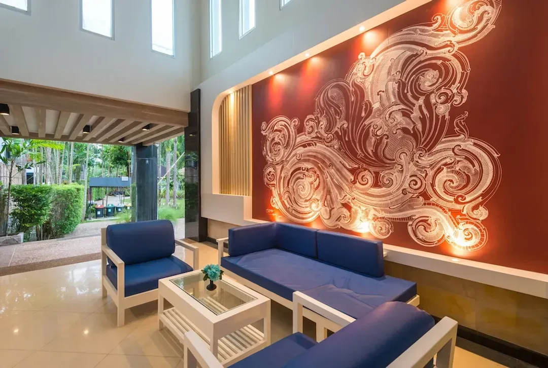Lobby sitting area