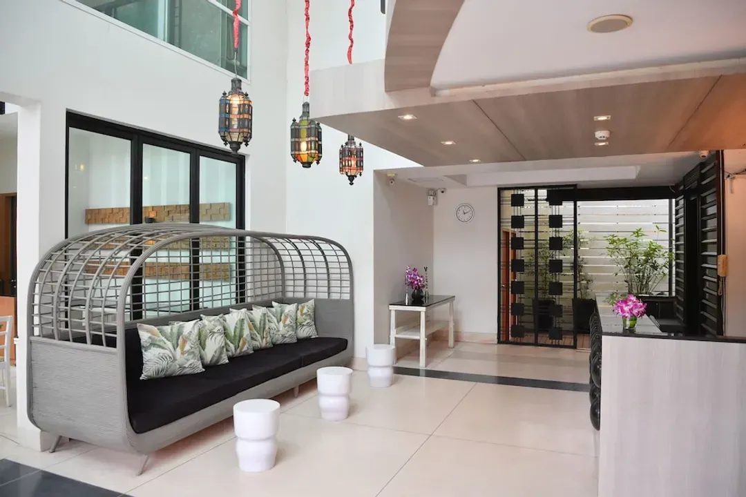 Lobby sitting area