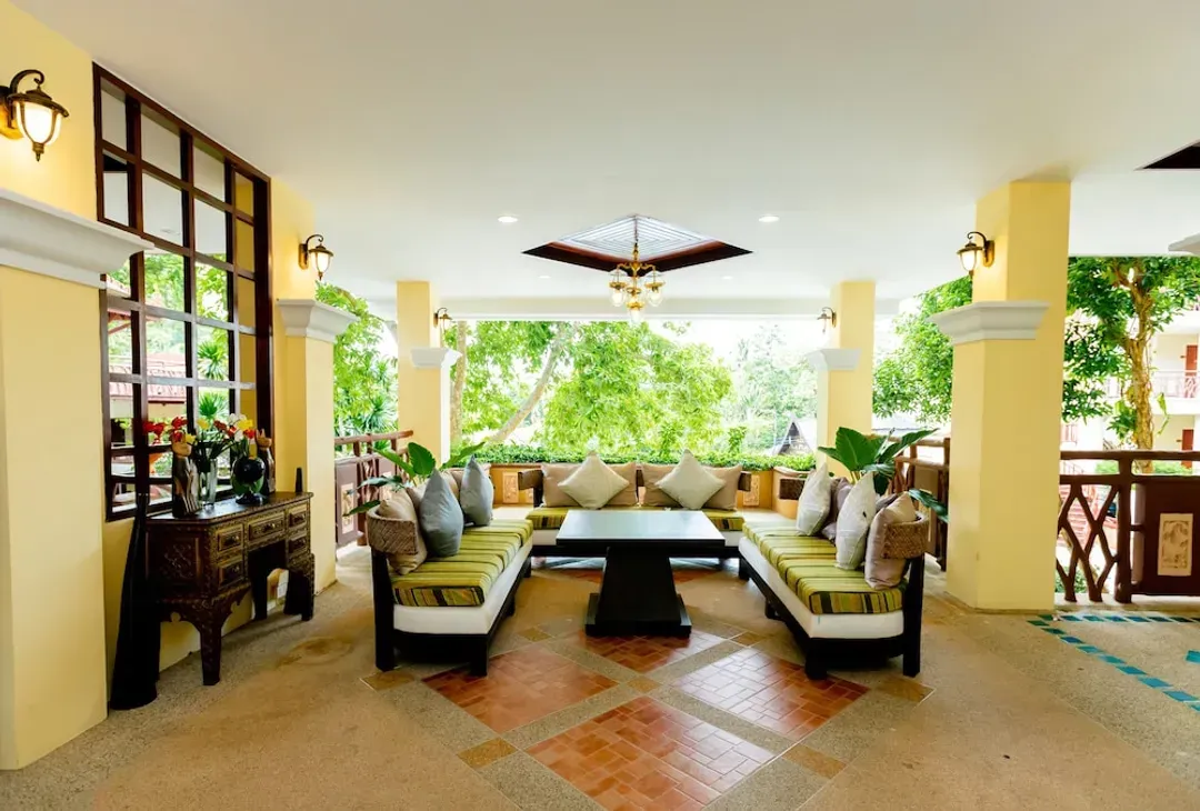 Lobby sitting area