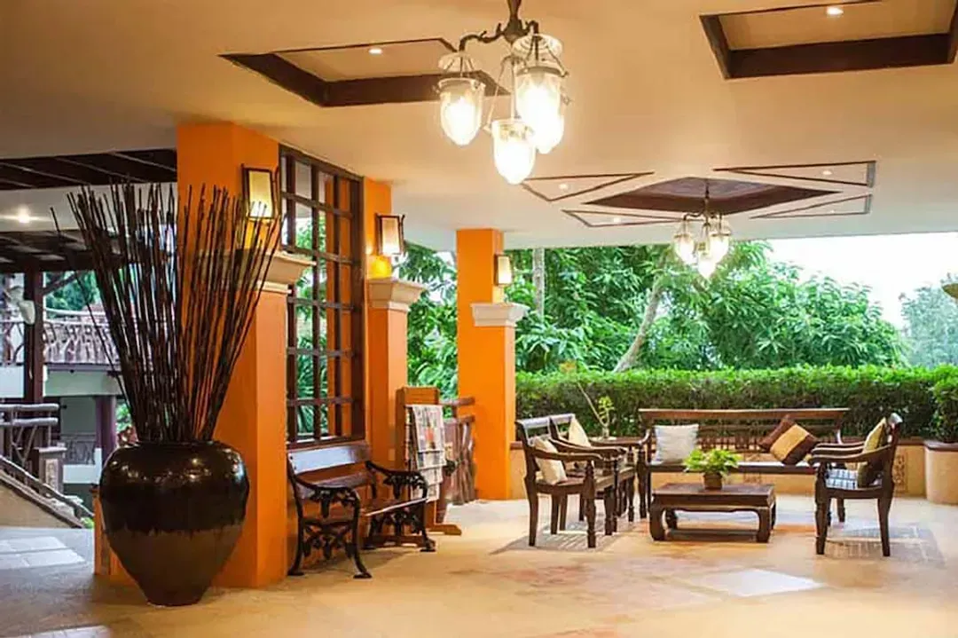 Lobby sitting area
