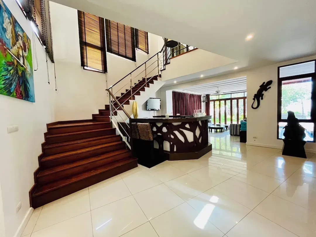 Interior entrance