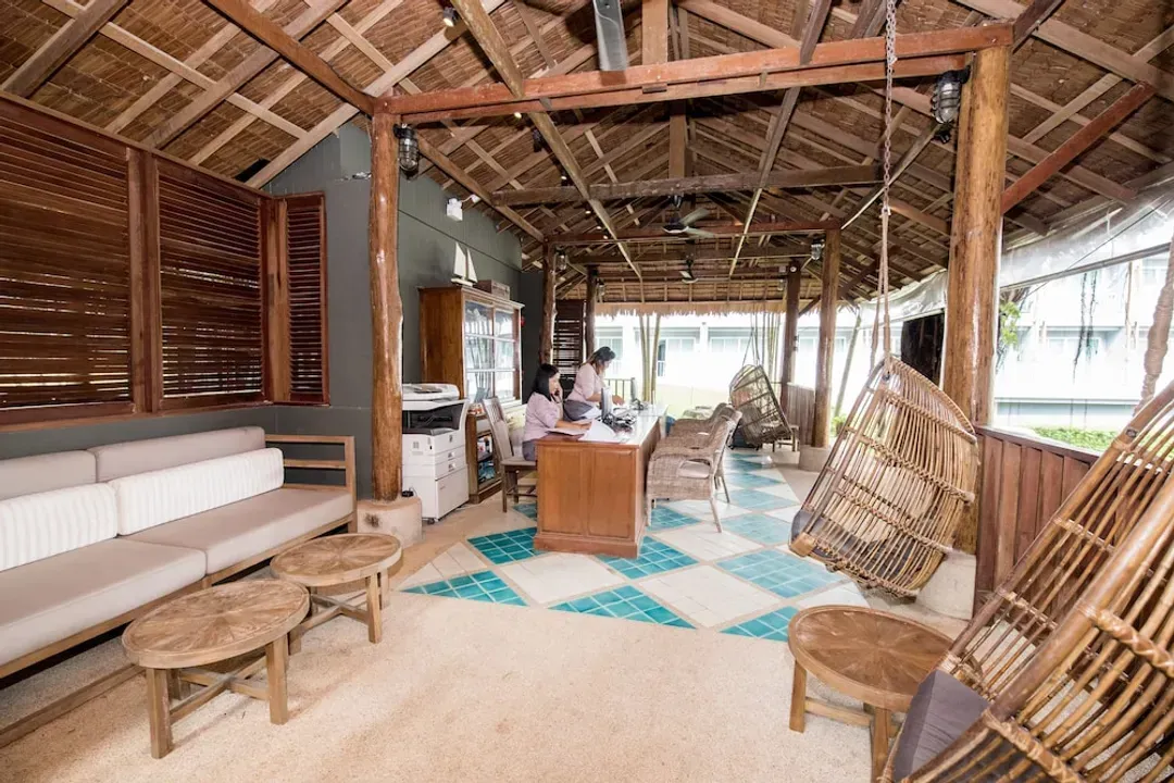 Lobby sitting area