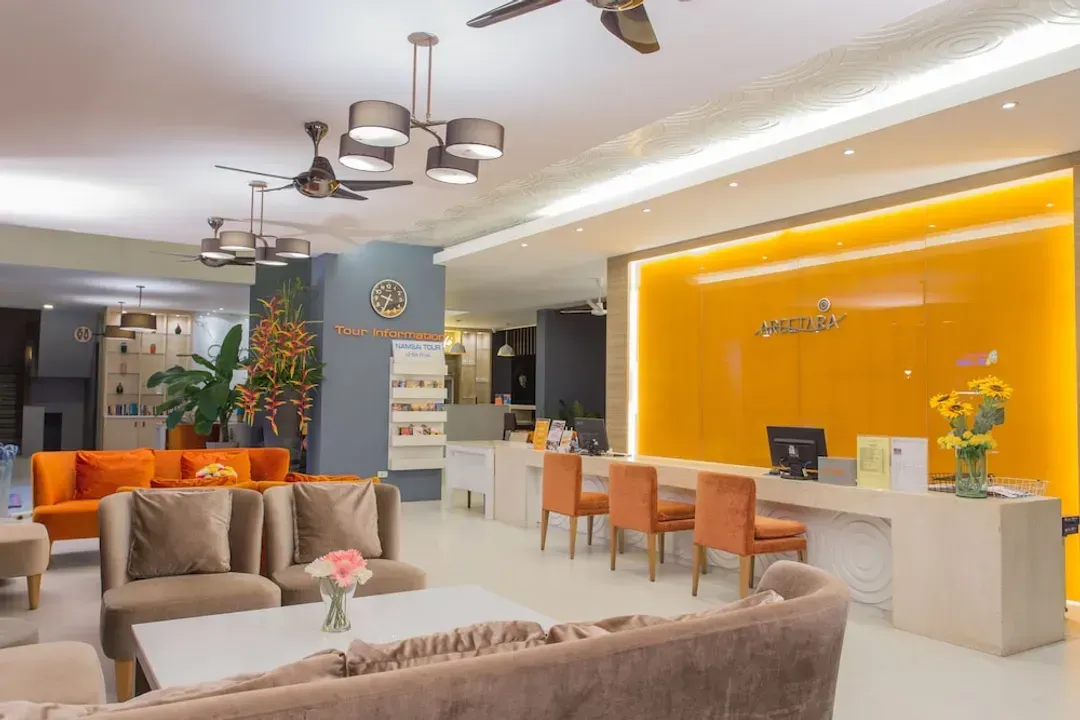 Lobby sitting area