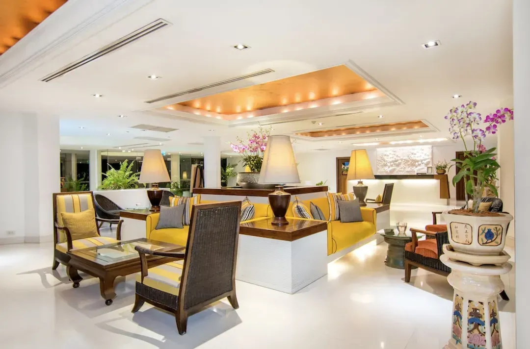 Lobby sitting area