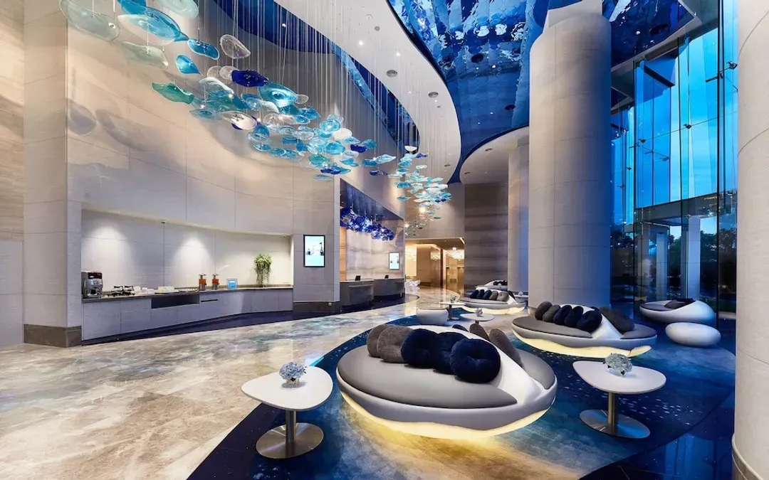 Lobby sitting area