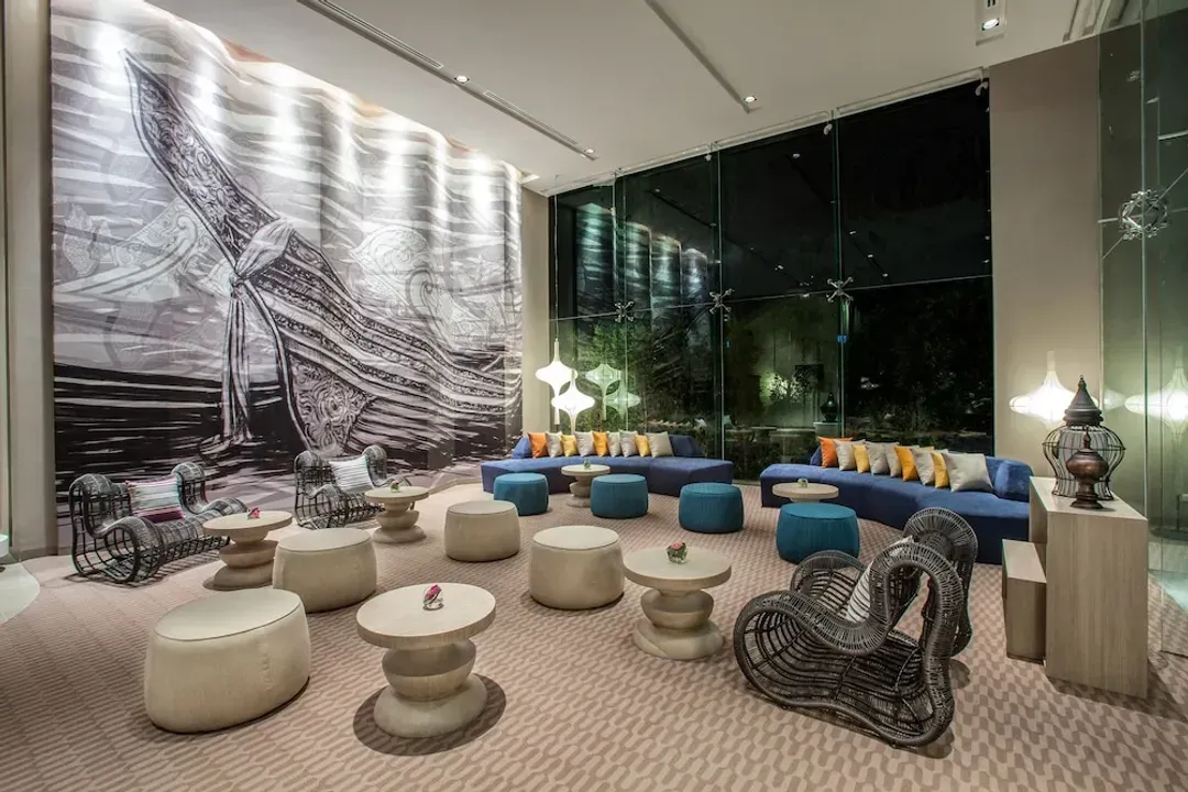 Lobby sitting area
