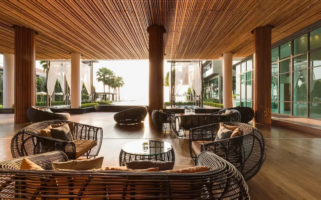 Lobby sitting area