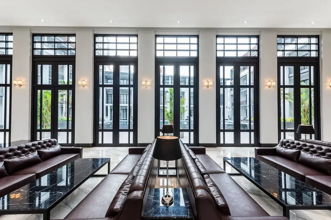 Lobby sitting area