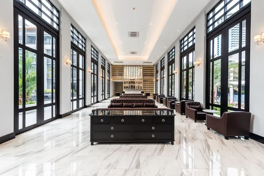 Lobby sitting area