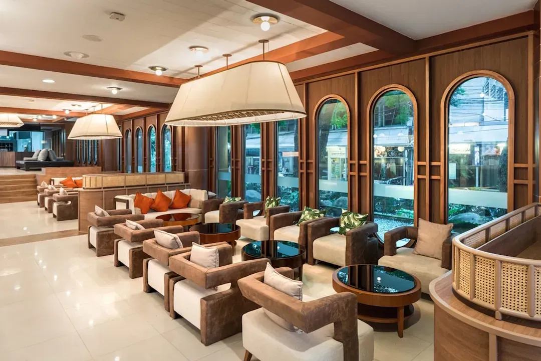 Lobby sitting area