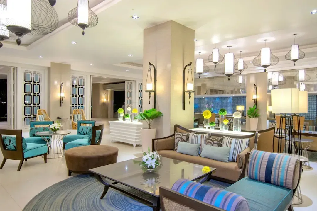Lobby sitting area