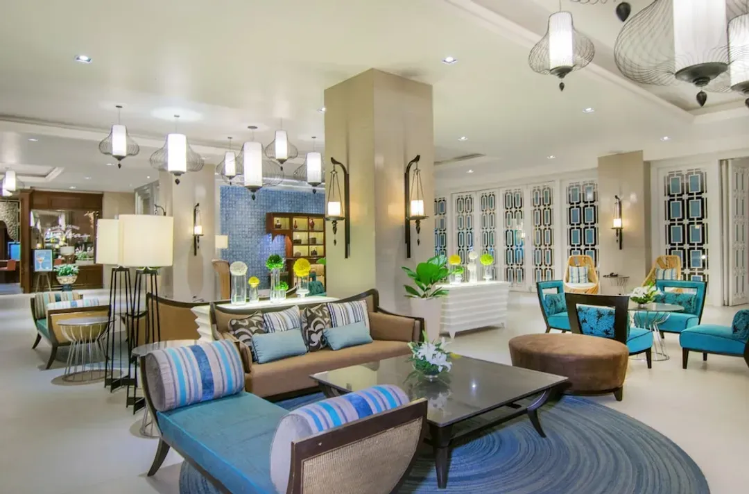 Lobby sitting area