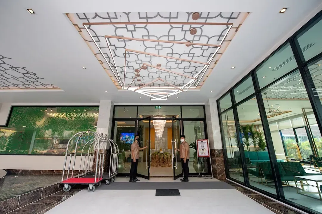 Interior entrance