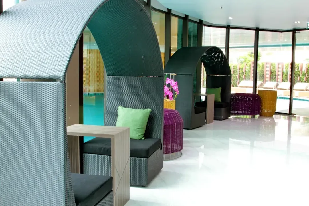 Lobby sitting area