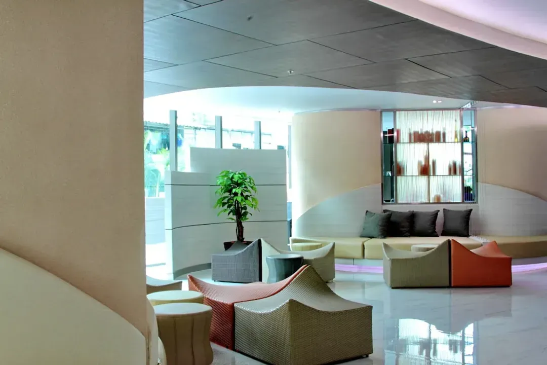Lobby sitting area