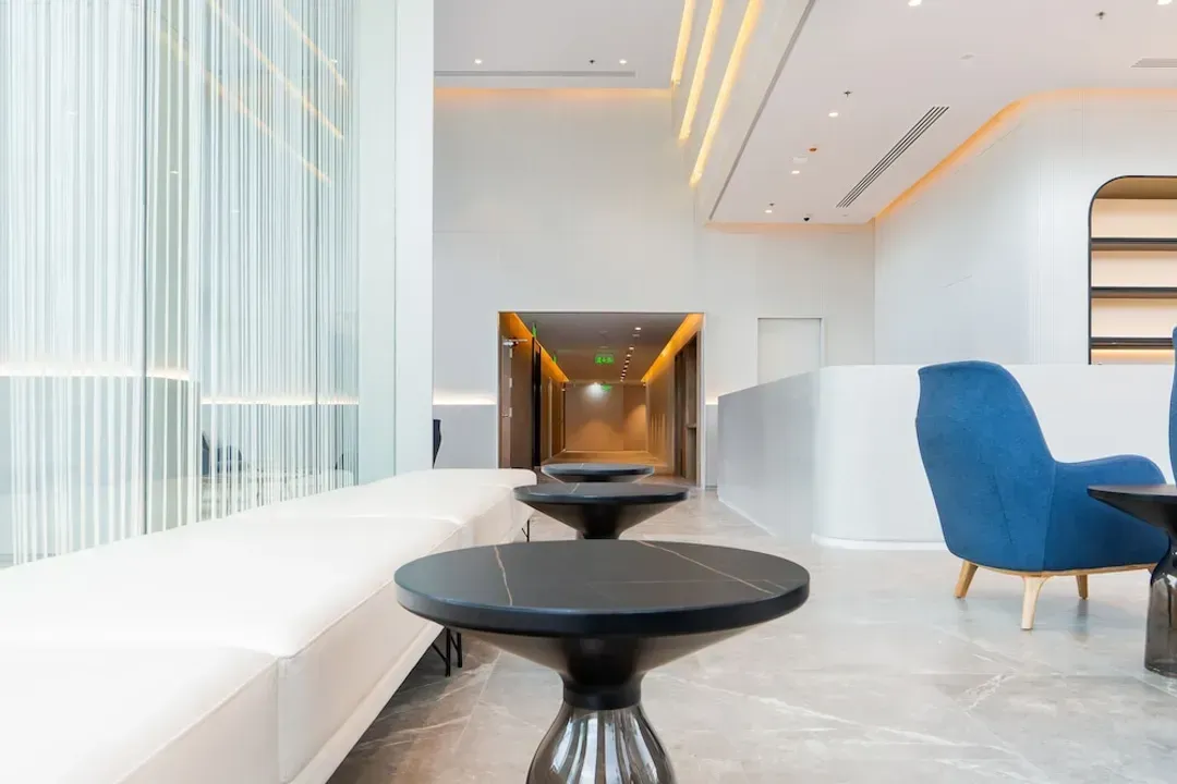 Lobby sitting area