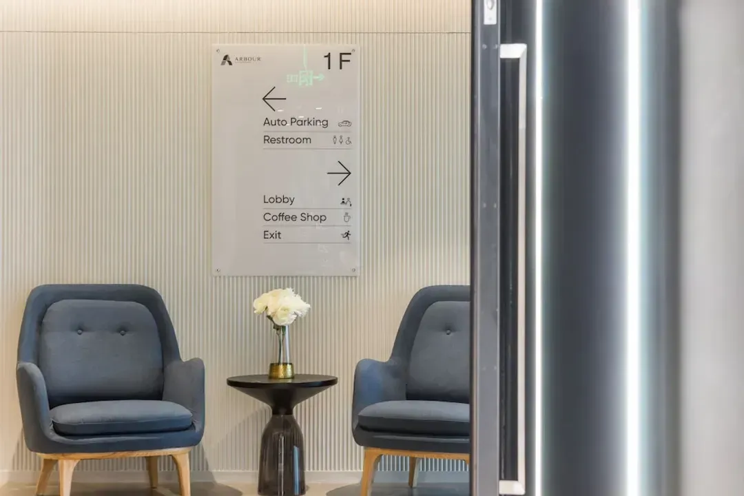 Lobby sitting area