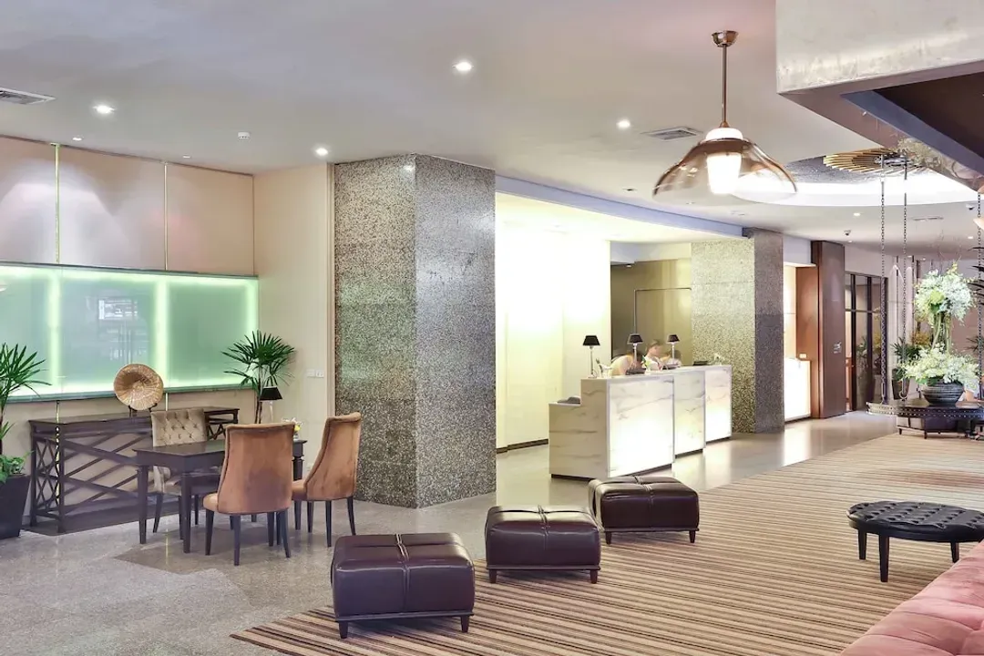 Lobby sitting area