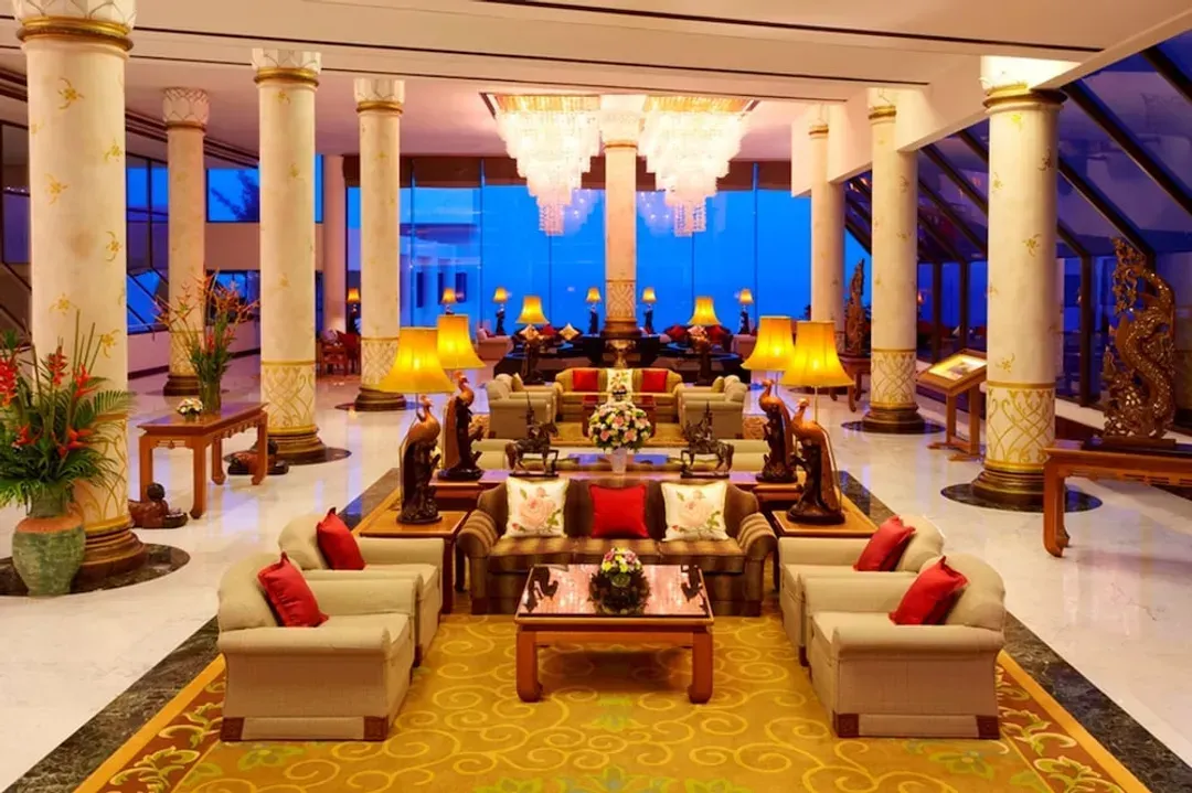 Lobby sitting area