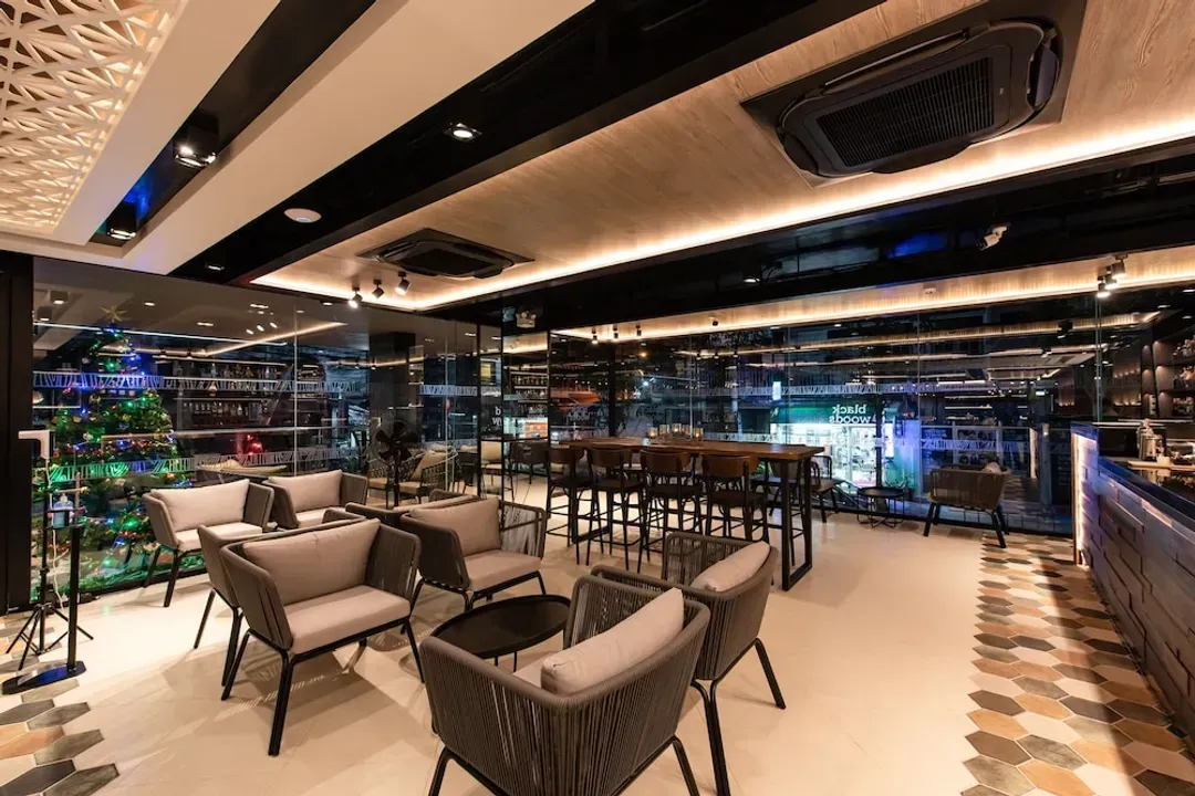 Lobby sitting area