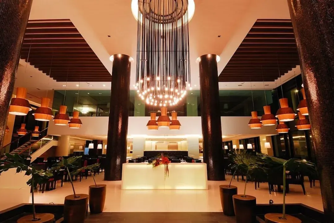 Interior entrance