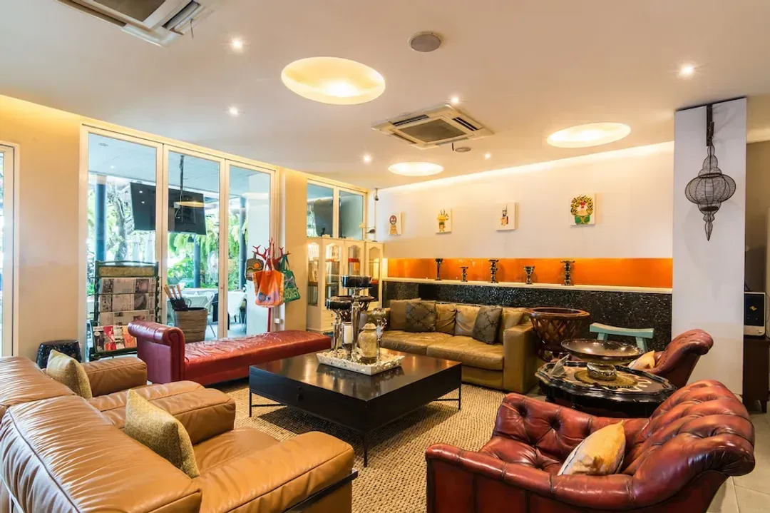 Lobby sitting area