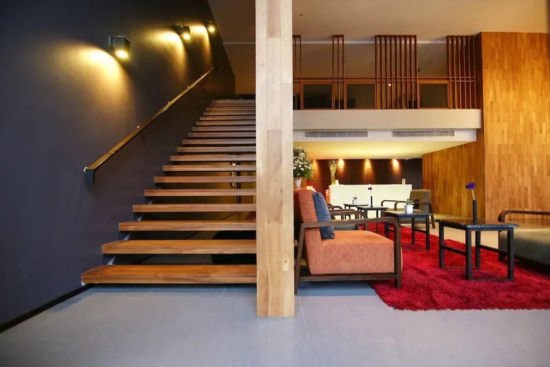 Interior entrance