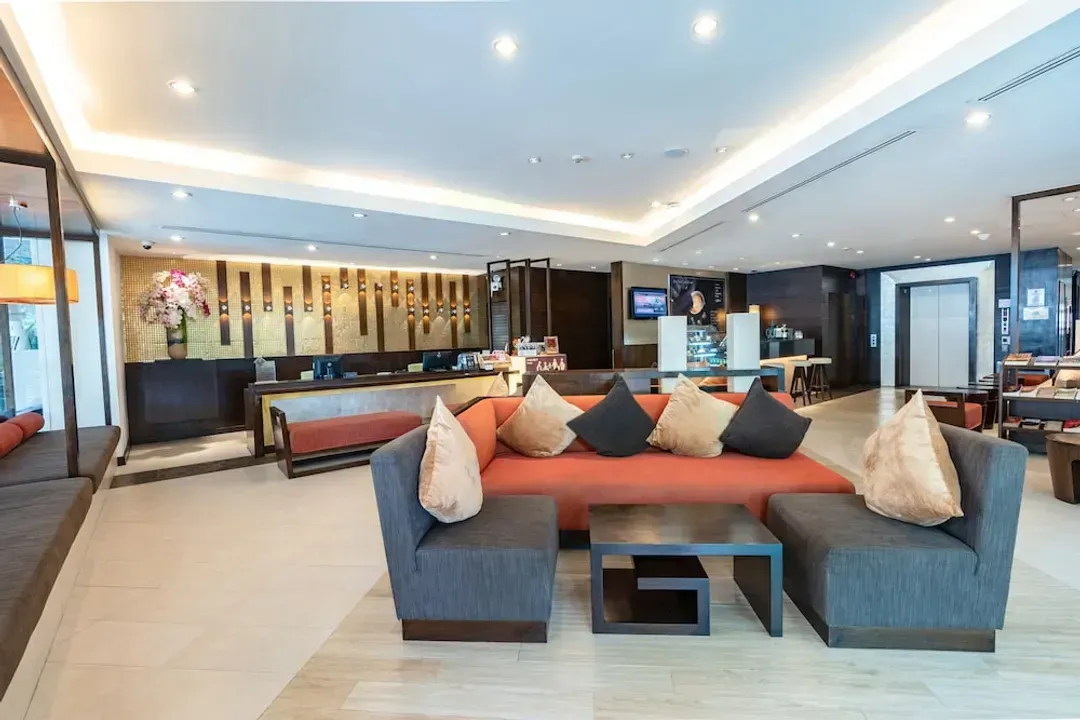 Lobby sitting area