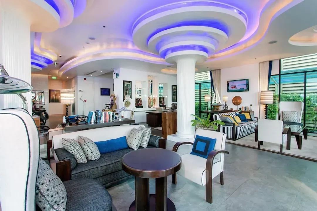Lobby sitting area