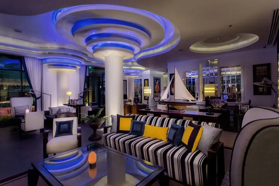 Lobby sitting area