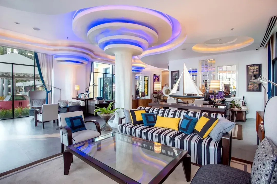 Lobby sitting area