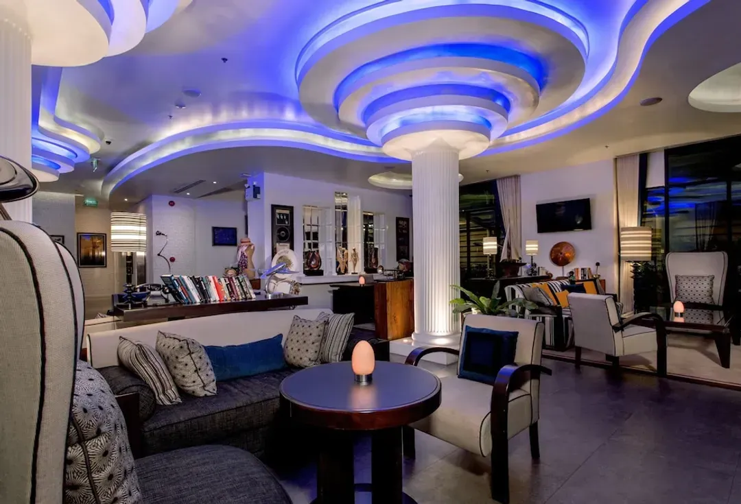 Lobby sitting area