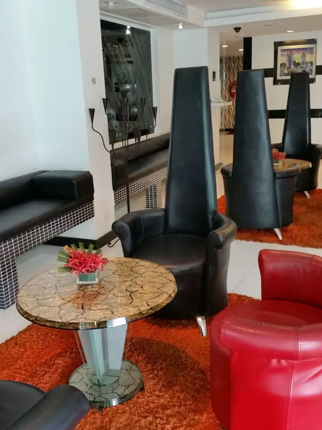 Lobby sitting area