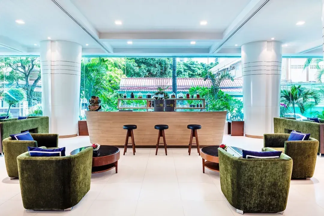 Lobby sitting area