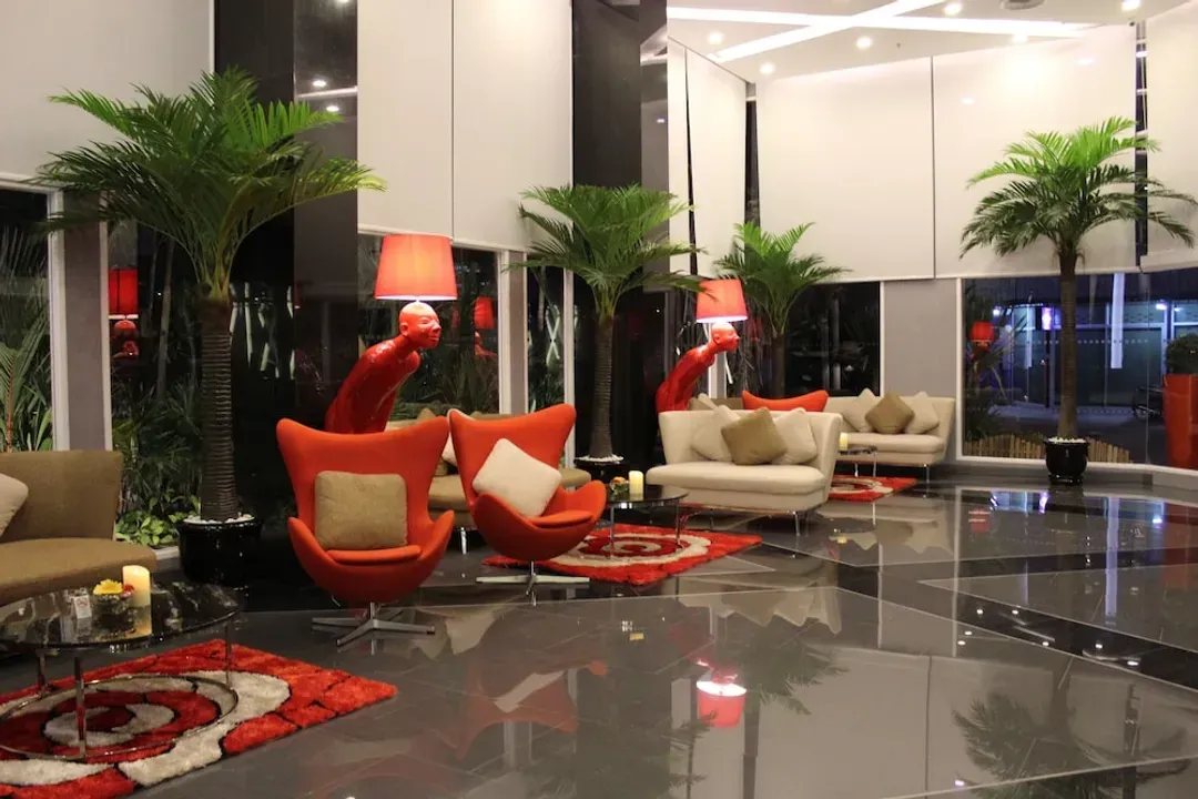 Lobby sitting area