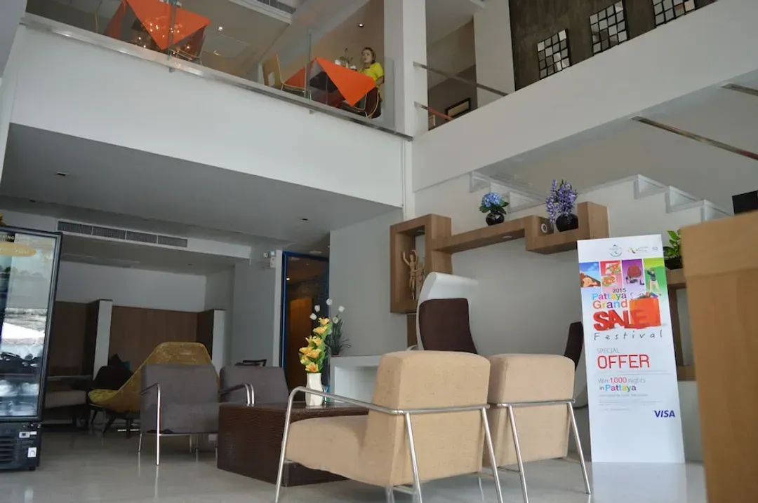 Lobby sitting area