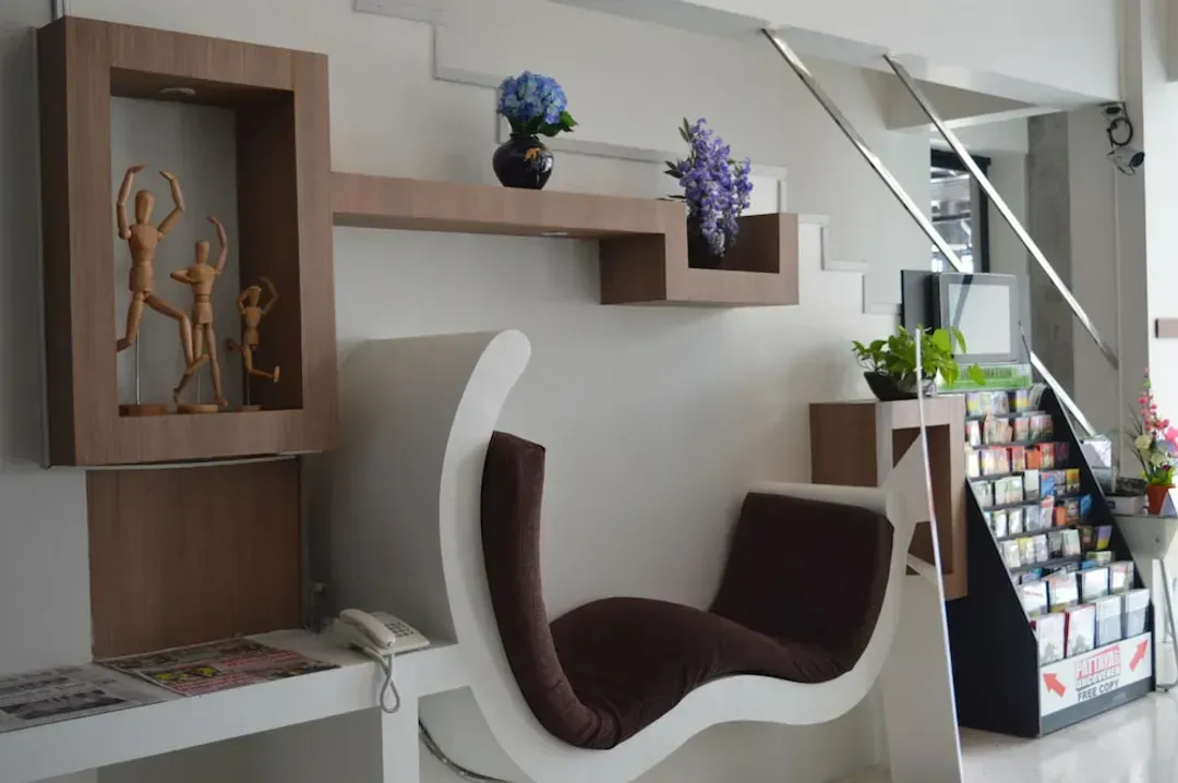 Lobby sitting area