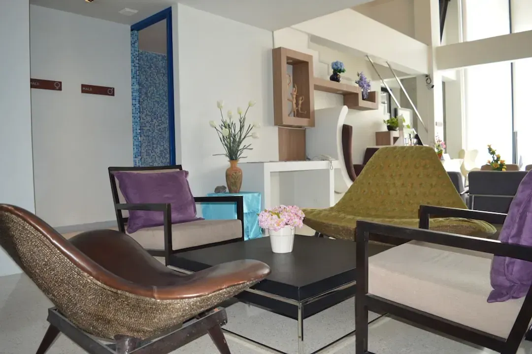 Lobby sitting area