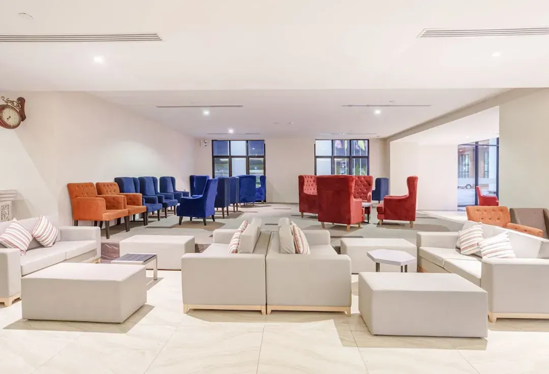 Lobby sitting area