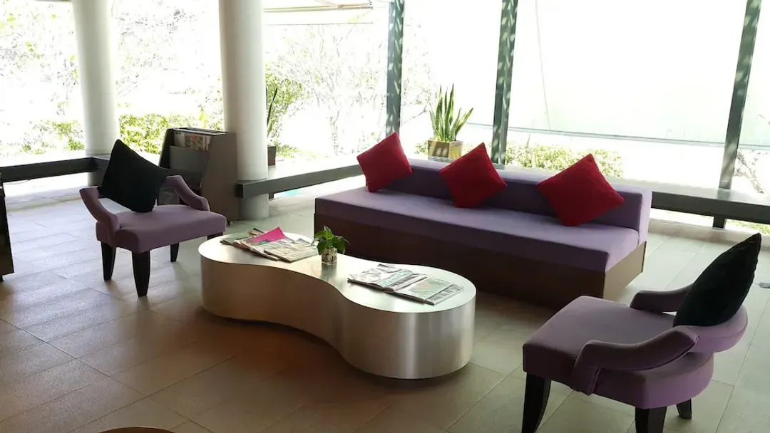 Lobby sitting area