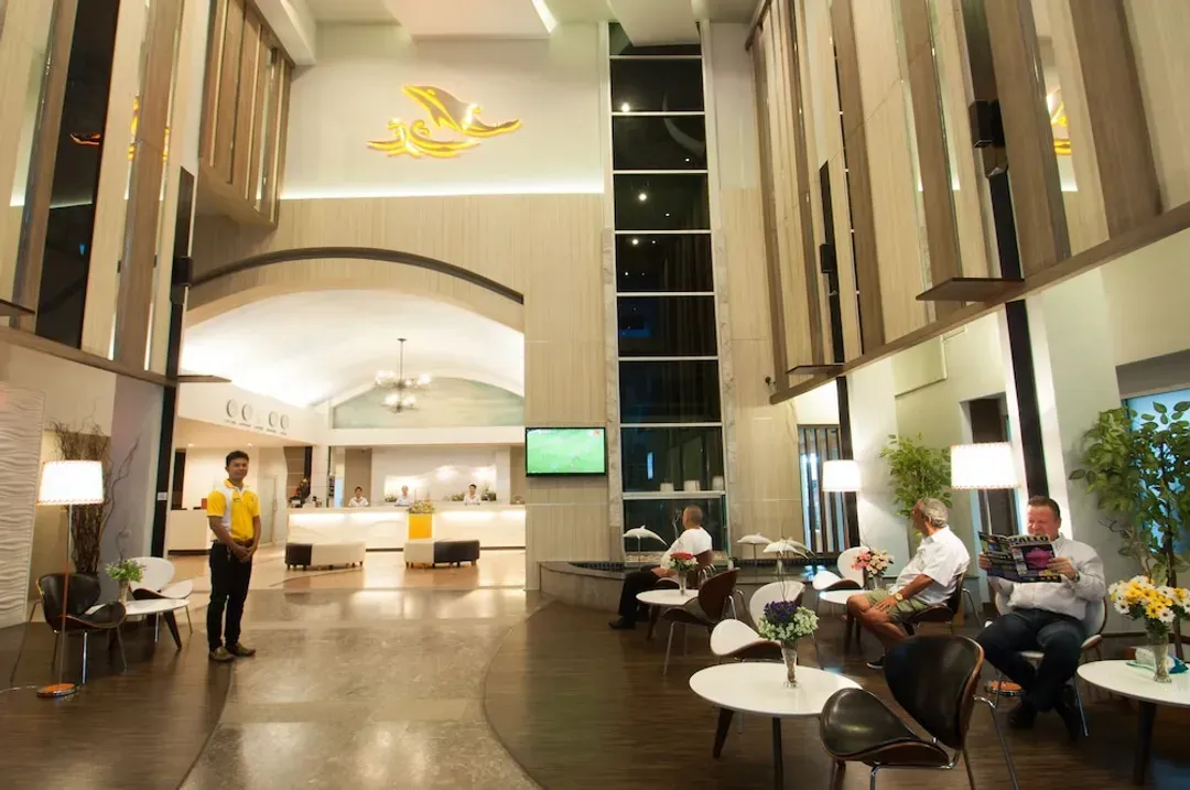 Lobby sitting area